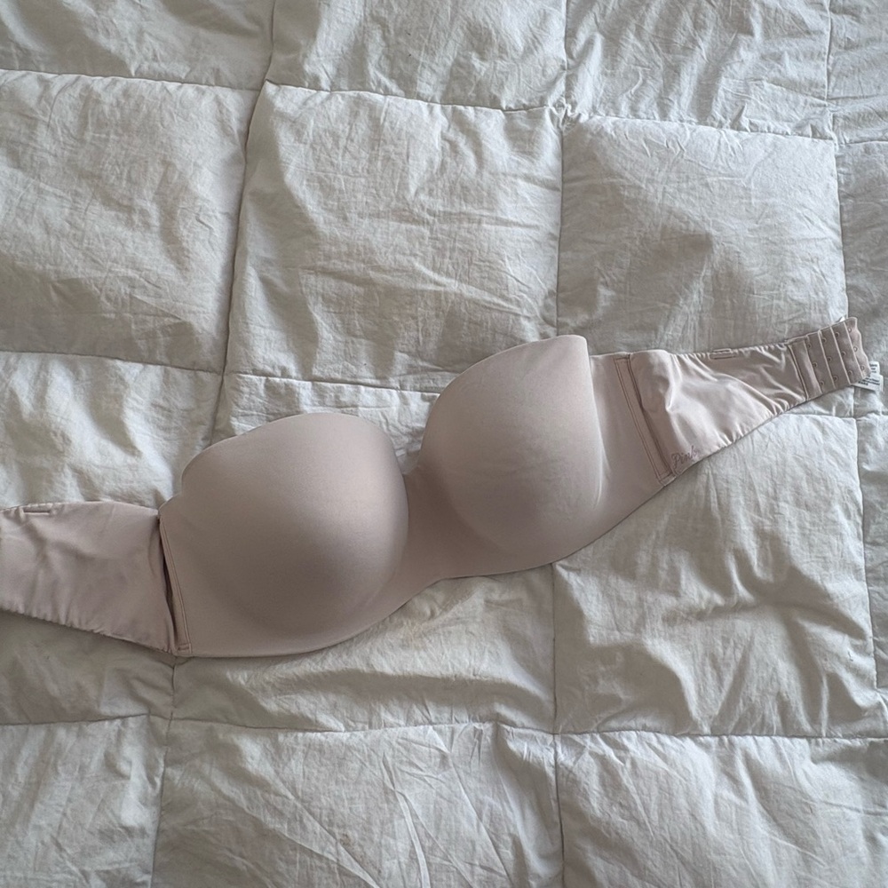 Victoria secret pink nude strapless Bra